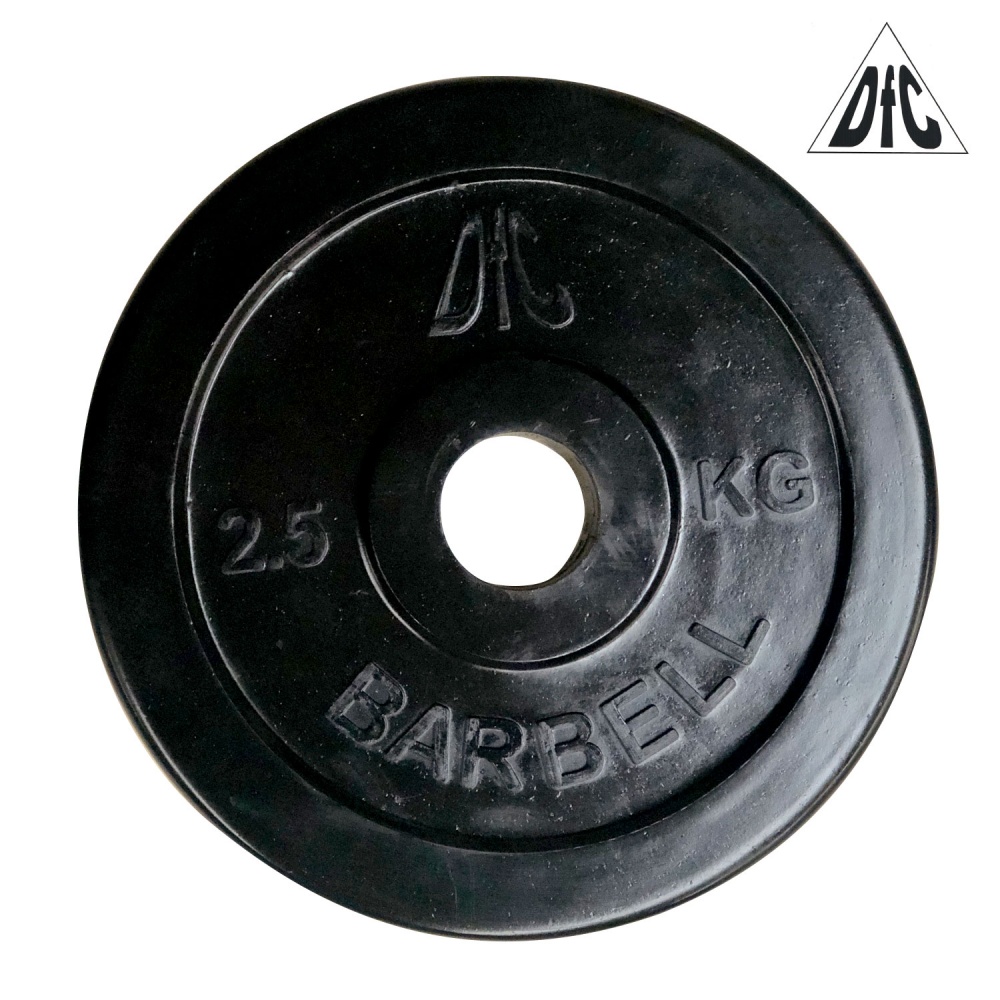 2.5 кг обрезиненный в СПб по цене 750 ₽ в категории диски (блины) для штанг и гантелей DFC