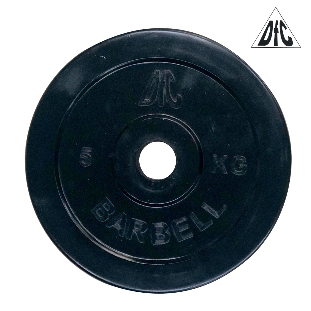 DFC 5 кг обрезиненный из каталога дисков для штанги с посадочным диаметром 30 мм.  в Санкт-Петербурге по цене 1490 ₽
