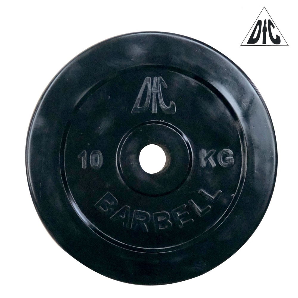 DFC 10 кг обрезиненный из каталога дисков для штанги с посадочным диаметром 30 мм.  в Санкт-Петербурге по цене 2635 ₽