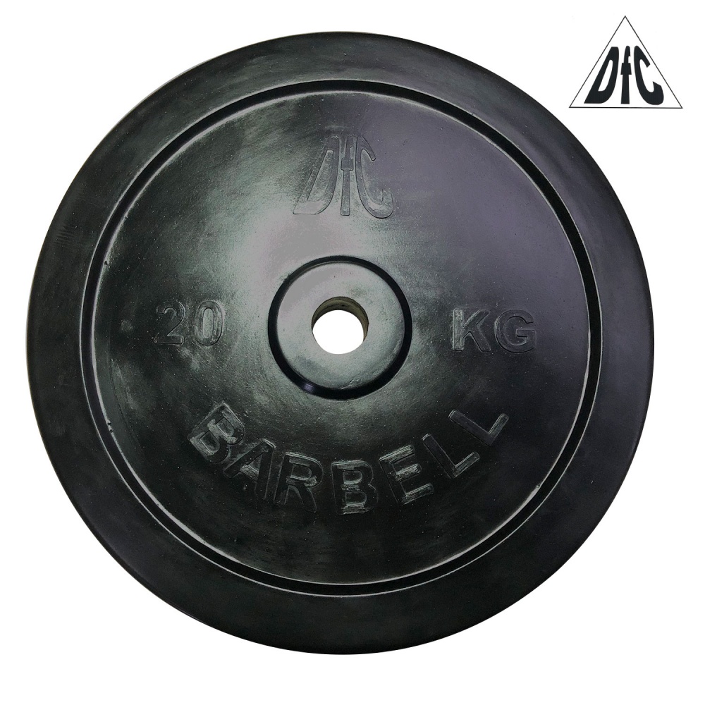 20 кг обрезиненный в СПб по цене 4950 ₽ в категории диски (блины) для штанг и гантелей DFC