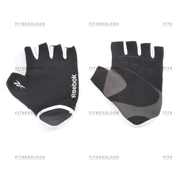 для фитнеса - черные L/XL в СПб по цене 2112 ₽ в категории тренажерные перчатки Reebok