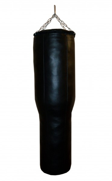 Подвесной боксерский мешок и груша Рокки Гильза 120х40 см. 45 кг. кожа