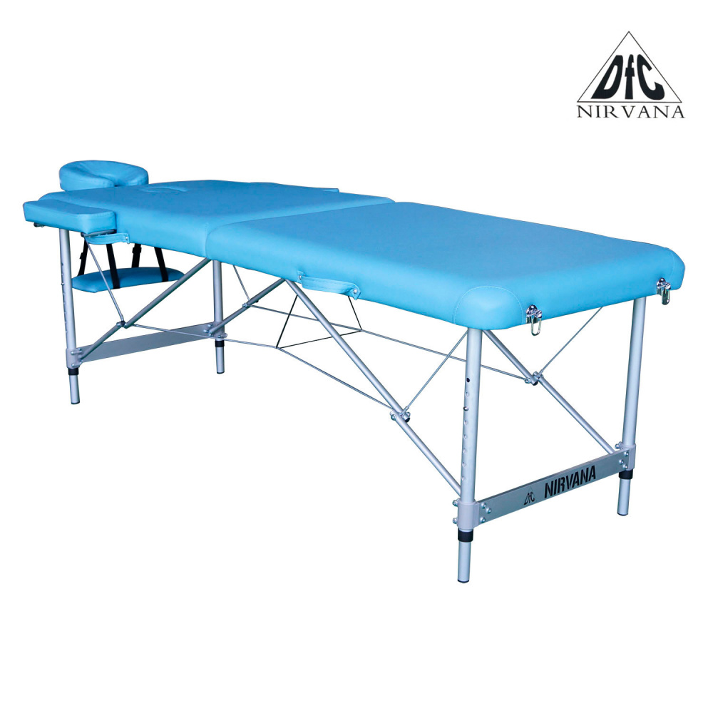 Nirvana Elegant Luxe (голубой) в СПб по цене 18990 ₽ в категории складные массажные столы DFC