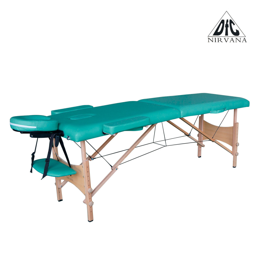 Nirvana Optima (зеленый) в СПб по цене 15990 ₽ в категории массажные столы DFC