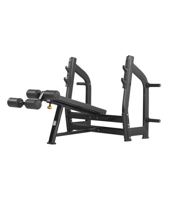 H-024 - со стойками (черная) в СПб по цене 56990 ₽ в категории силовые скамьи Bronze Gym