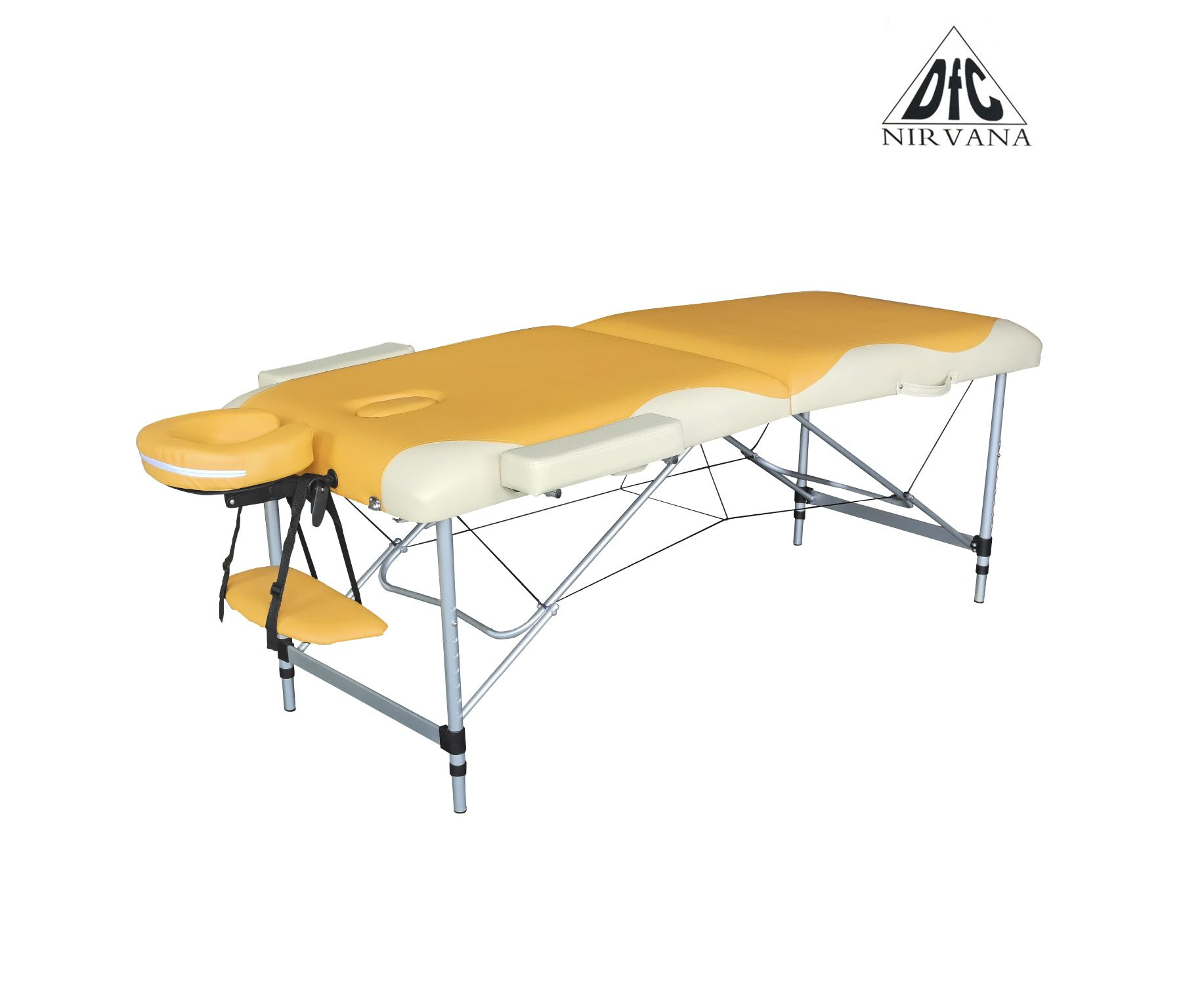 Nirvana Elegant Premium, цвет оранжево-бежевый в СПб по цене 21990 ₽ в категории складные массажные столы DFC