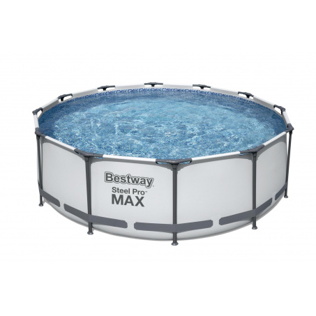 Каркасный бассейн Bestway Steel Pro Max  56418 BW (белый)