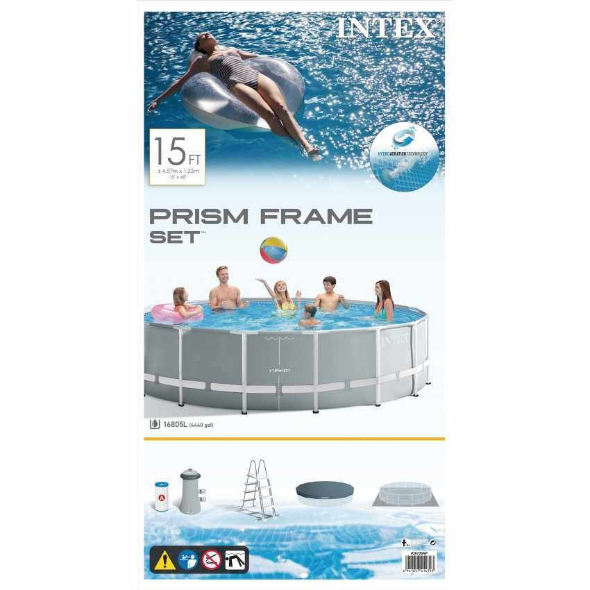 Каркасный бассейн Intex Prism Frame 26726