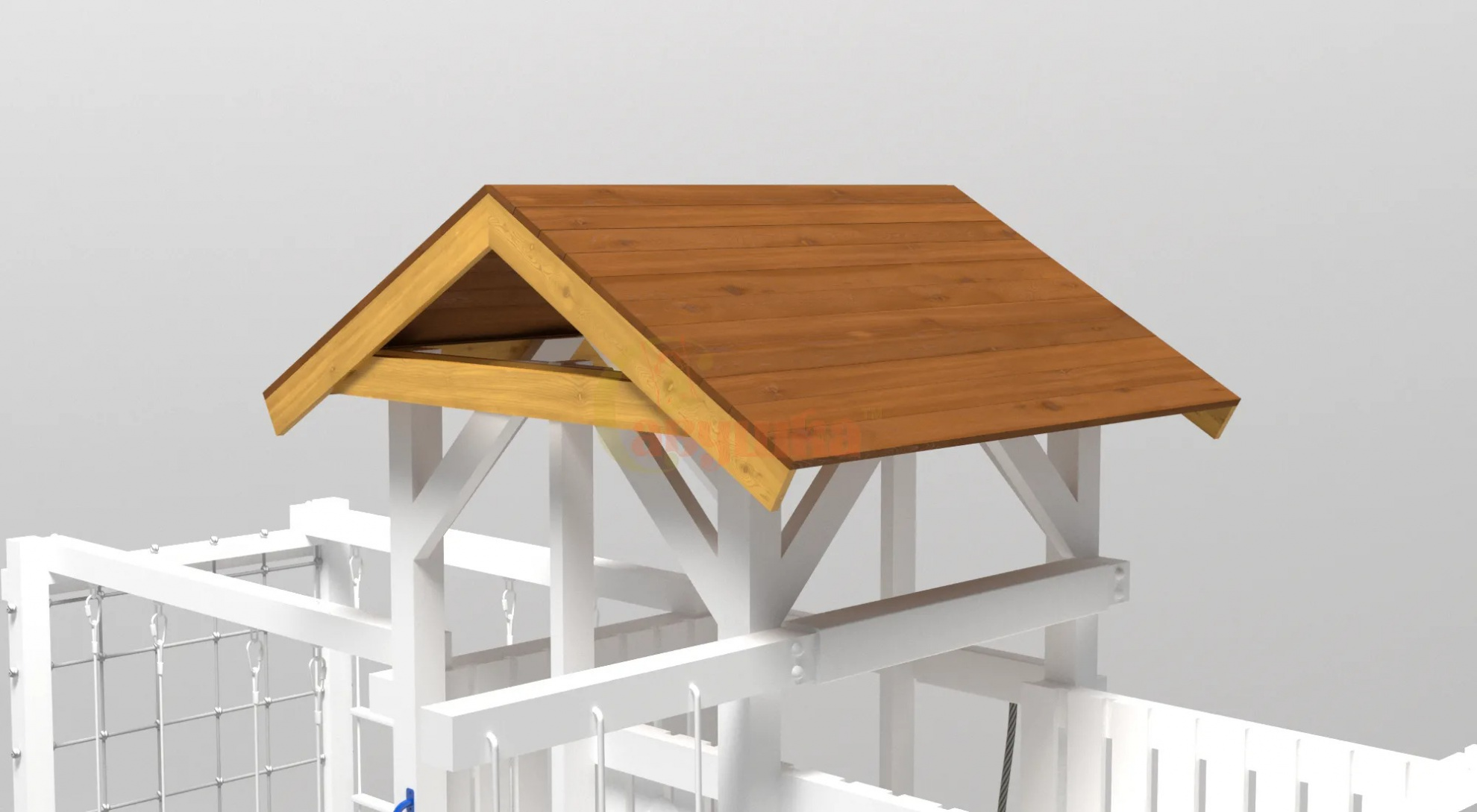 Крыша деревянная Савушка для серии Самсон