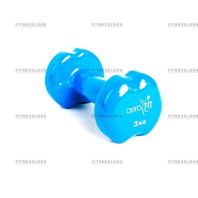 AeroFit виниловая - 3 кг из каталога гантелей для фитнеса в Санкт-Петербурге по цене 1296 ₽