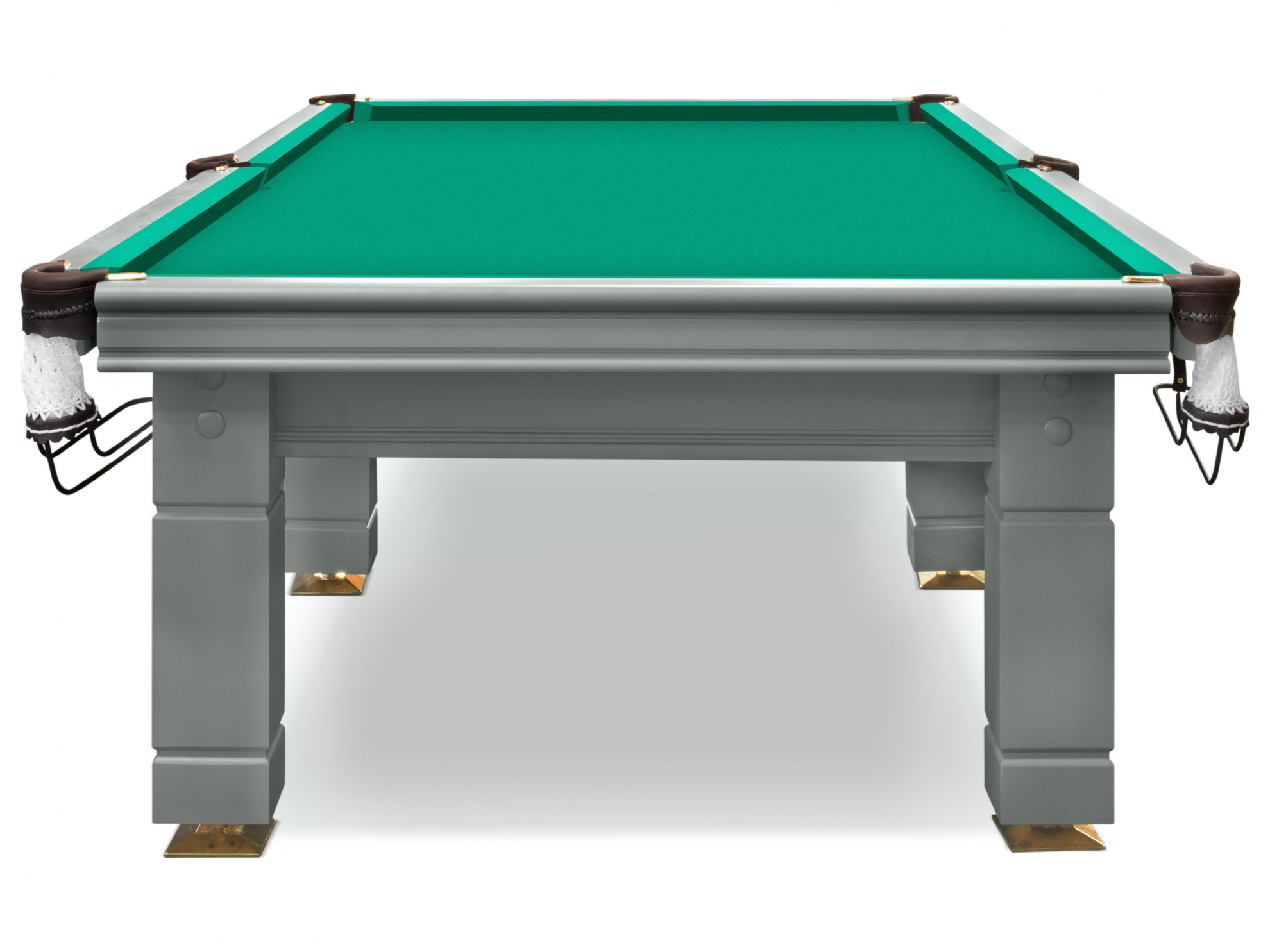 Бильярдный стол для русской пирамиды Weekend Billiard ’’Hardy’’ (10 футов, 6 ног, сланец 38мм, борт ясень, цвет RAL 7003)