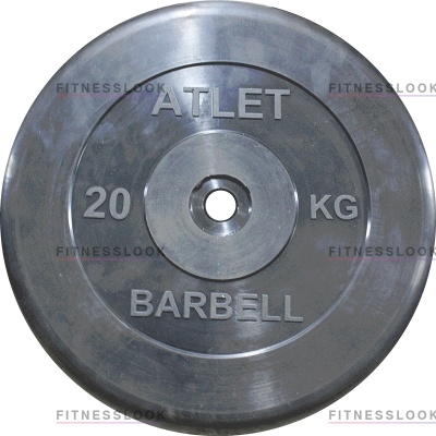 MB Barbell Atlet - 26 мм - 20 кг из каталога дисков для штанги с посадочным диаметром 26 мм.  в Санкт-Петербурге по цене 9044 ₽