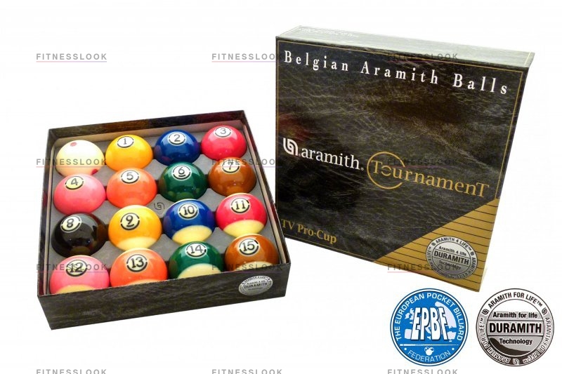 Weekend Комплект шаров 57.2 мм Aramith Tournament Pro Cup TV из каталога шаров бильярдных для  американского пула в Санкт-Петербурге по цене 43650 ₽