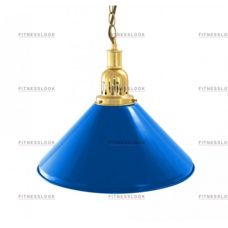 Лампа/светильник на один плафон Weekend Лампа на один плафон «Blue Light» (золотистая чашка, синий плафон D35см)