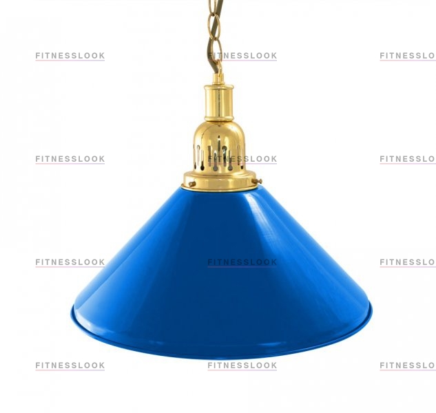 Weekend Лампа на один плафон «Blue Light» (золотистая чашка, синий плафон D35см) из каталога ламп/светильников в Санкт-Петербурге по цене 2904 ₽