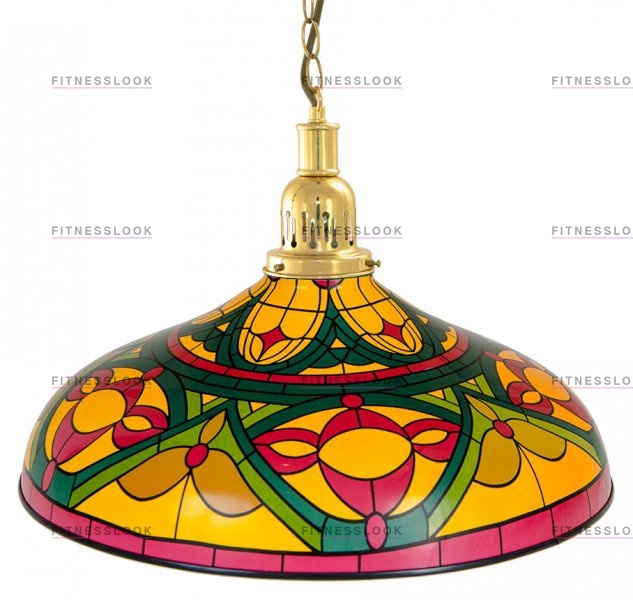Weekend Лампа на один плафон «Colorful» (золотистая чашка, цветной плафон D44см) из каталога ламп/светильников на один плафон в Санкт-Петербурге по цене 2696 ₽