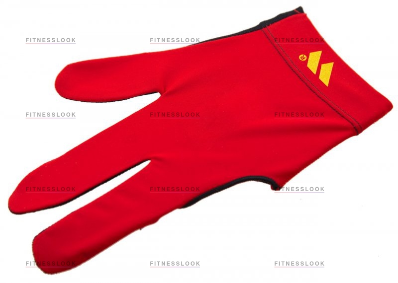 Weekend Перчатка бильярдная WB (черно-красная), защита от скольжения из каталога перчаток для игры в бильярд в Санкт-Петербурге по цене 557 ₽