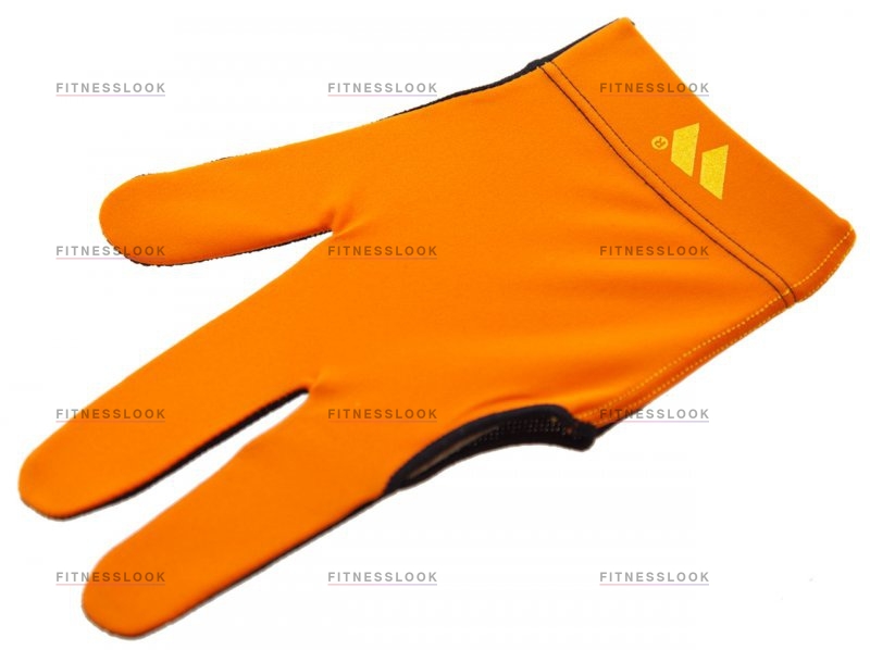 Перчатка для игры в бильярд Weekend Перчатка бильярдная WB (черно-оранжевая), защита от скольжения
