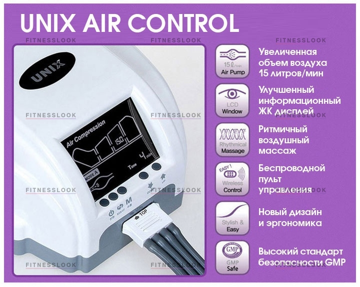 Аппарат для лимфодренажа Unixmed Air Control (размер L)+пульт ДУ