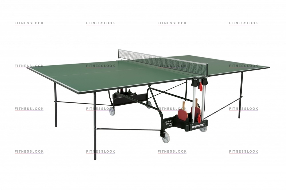 Теннисный стол для помещений Donic Indoor Roller 400 - зеленый
