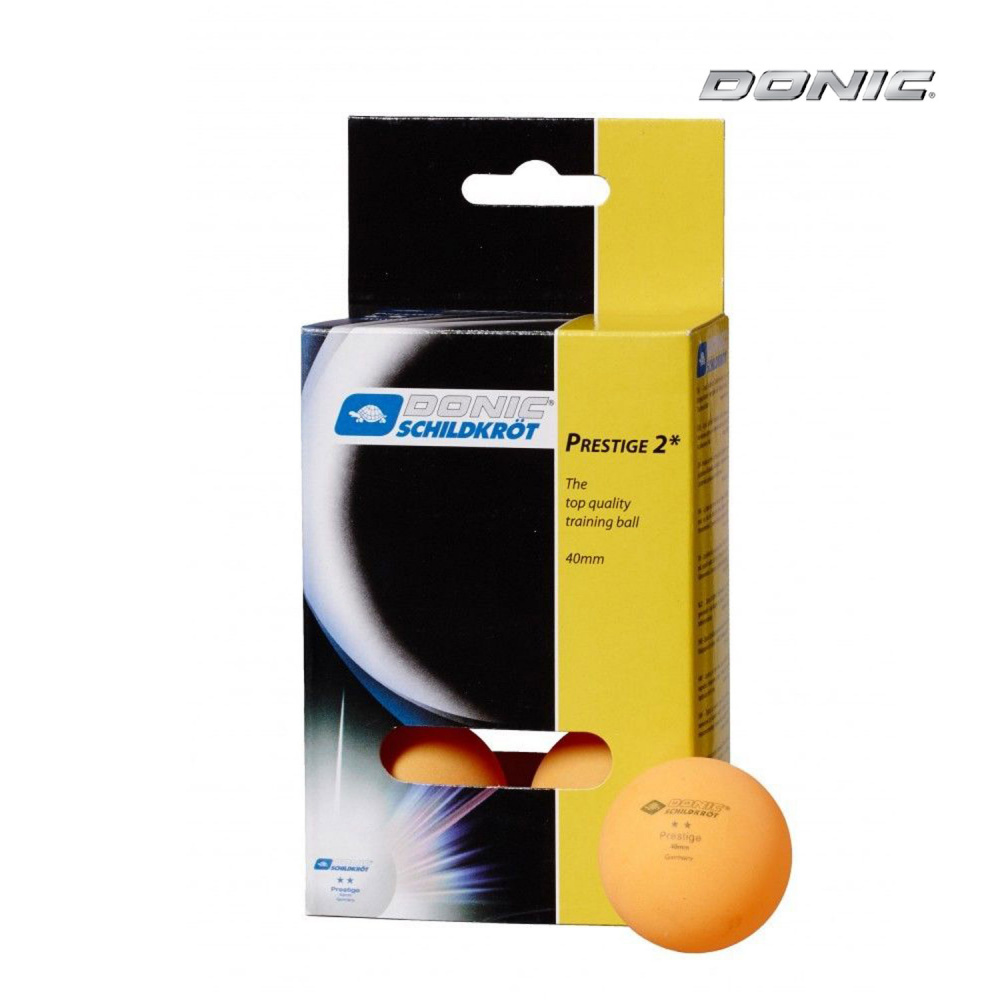 Donic Prestige 2 (оранжевые, 6 шт) из каталога мячей для настольного тенниса в Санкт-Петербурге по цене 430 ₽