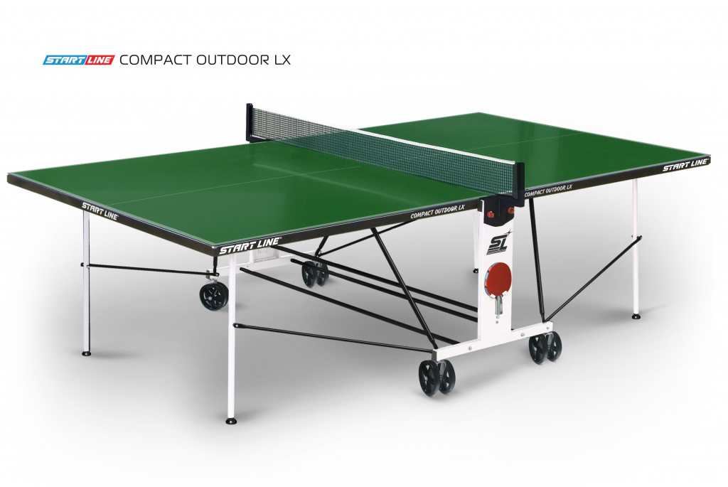 Compact Outdoor-2 LX Зелёный в СПб по цене 42090 ₽ в категории теннисные столы Start Line