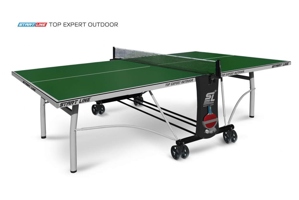 Всепогодный теннисный стол Start Line Top Expert Outdoor green