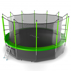 Батут с защитной сеткой Evo Jump Internal 16ft (Green) + Lower net в СПб по цене 56390 ₽