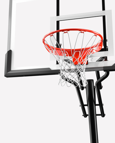 Мобильная баскетбольная стойка Spalding Platinum — 60″