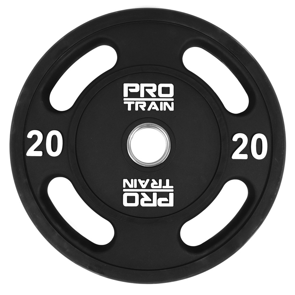 Protrain 20 кг. PPU-20 полиуретан из каталога дисков (блинов) для штанг и гантелей в Санкт-Петербурге по цене 13981 ₽