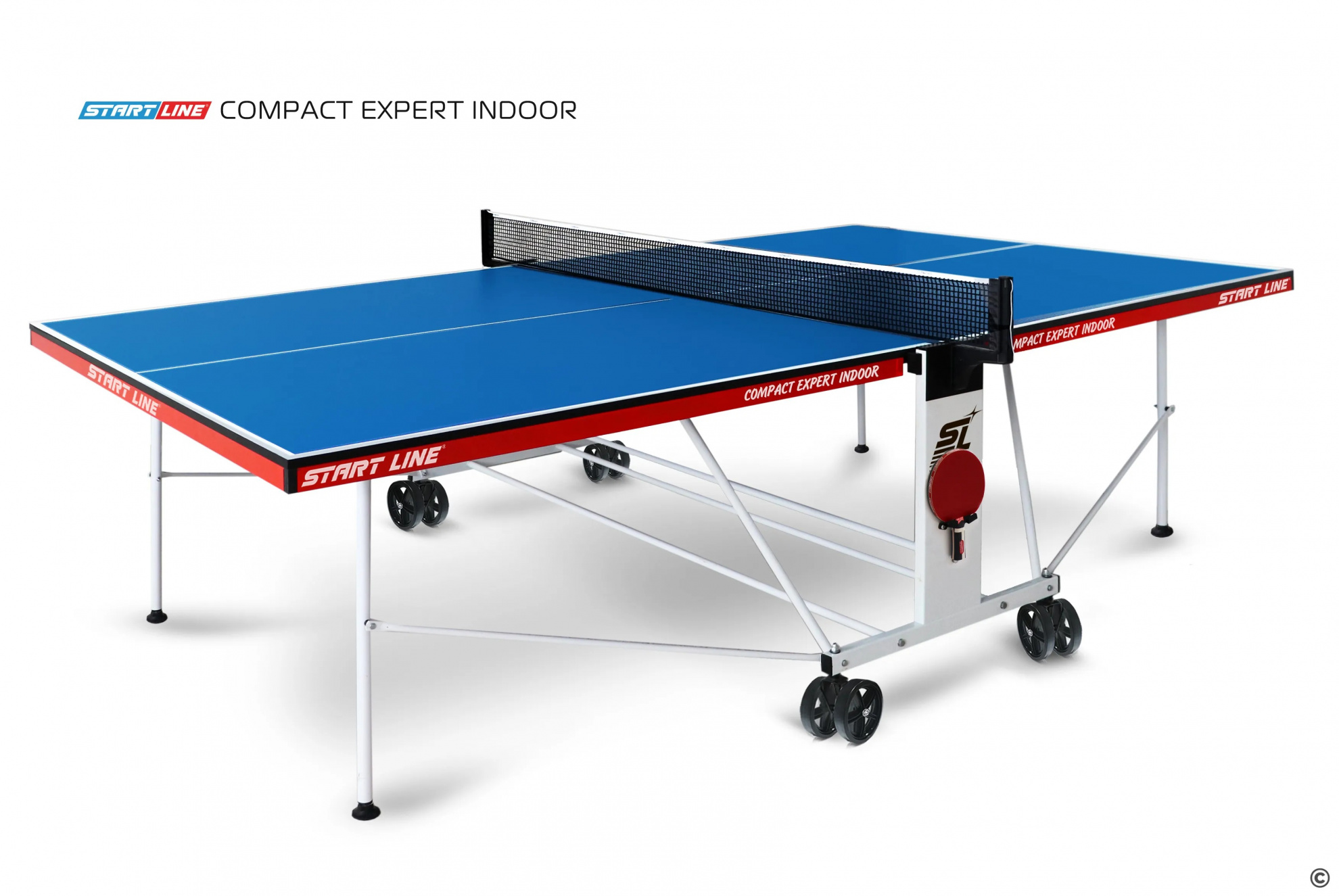 Compact Expert Indoor синий в СПб по цене 30590 ₽ в категории теннисные столы Start Line