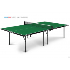 Всепогодный теннисный стол Start Line Sunny Light Outdoor Зелёный в СПб по цене 26590 ₽
