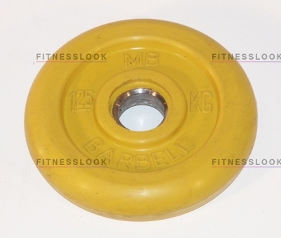 Диск для штанги MB Barbell желтый - 30 мм - 1.25 кг