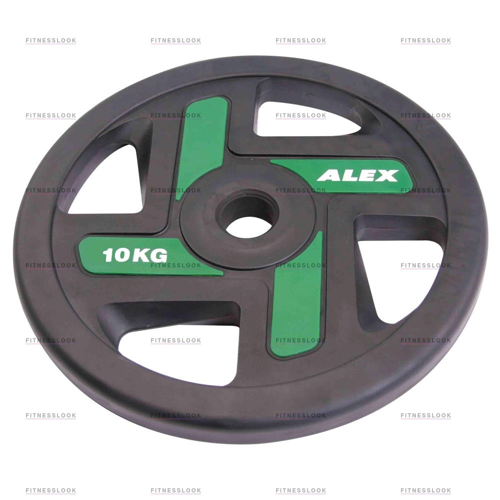 Диск для штанги AeroFit Alex полиуретановый 50 мм - 15 кг