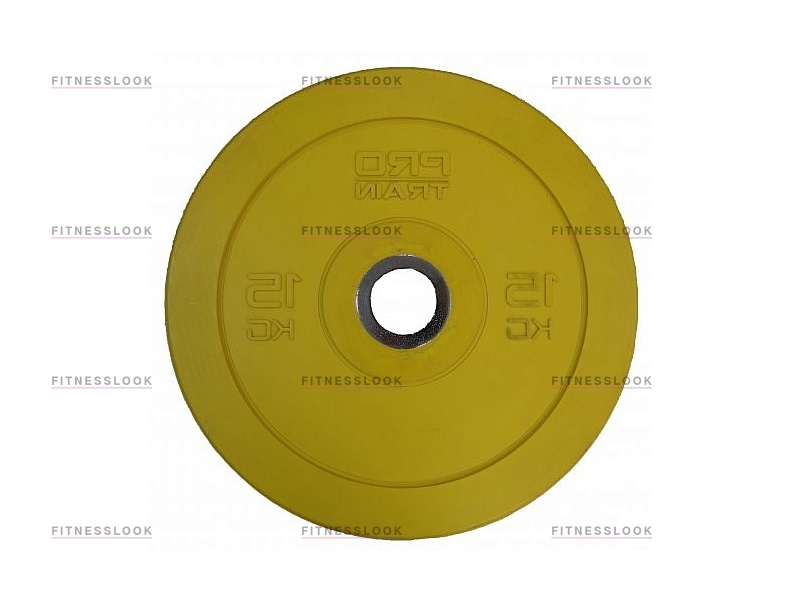 CBP-15 каучуковый в СПб по цене 8550 ₽ в категории диски (блины) для штанг и гантелей Protrain