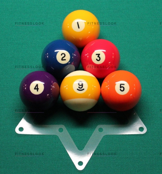 Треугольник для бильярдных столов Weekend Комплект трафаретов для установки шаров 57,2мм (пул)