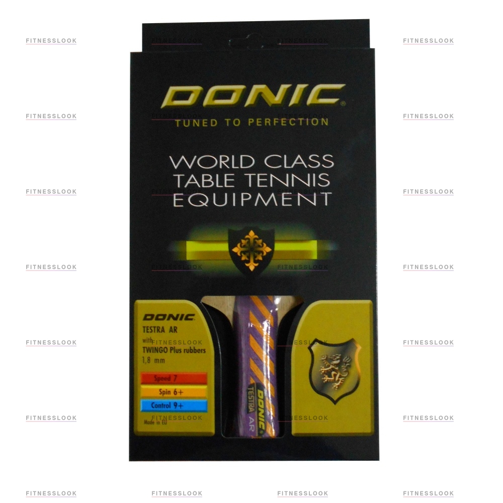 Testra AR with Twingo Plus rubbers в СПб по цене 6991 ₽ в категории ракетки для настольного тенниса Donic