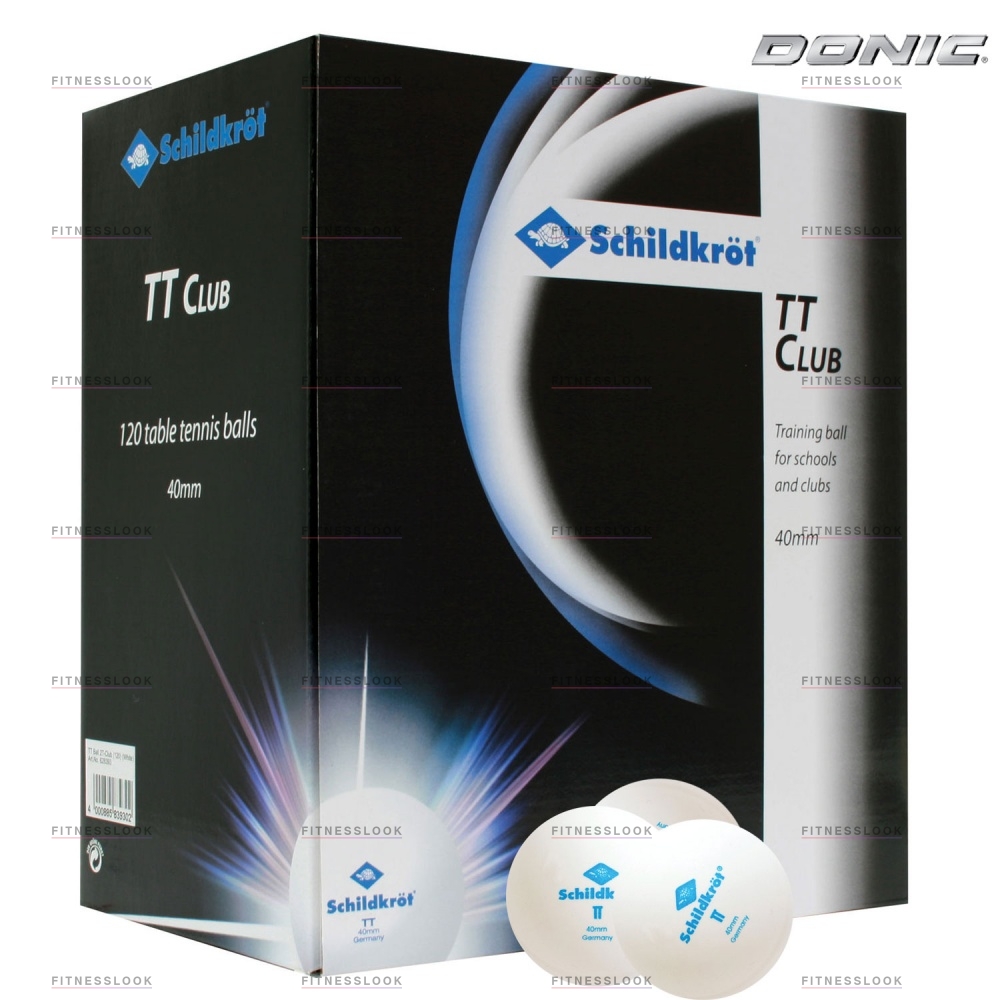 Мячи для настольного тенниса Donic 2T-CLUB - 120шт. - белые