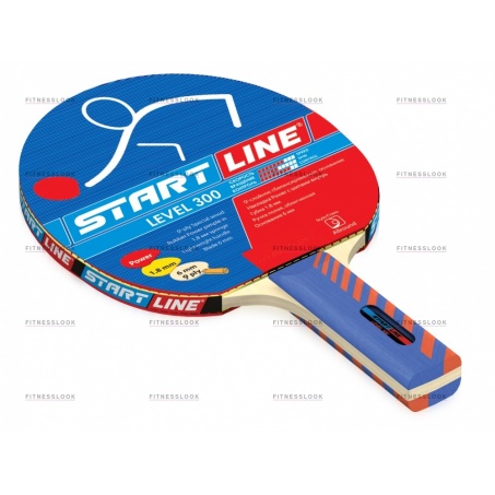 Ракетка для настольного тенниса Start Line Level 300 прямая синяя
